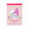 Japan Sanrio Mini Notepad - My Melody : Friend Kiss Pink - 1