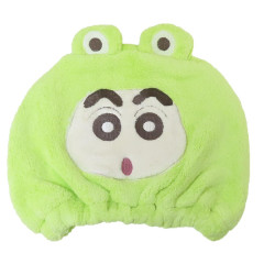 Japan Crayon Shin-chan Quick Dry Hair Cap Towel - Shinnosuke Nohara : Frog