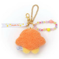 Japan Kirby Mascot Holder Keychain - Waddle Dee : Star Beads Strap - 2