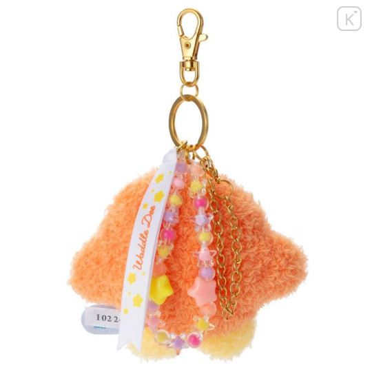 Japan Kirby Mascot Holder Keychain - Waddle Dee : Star Beads Strap - 4