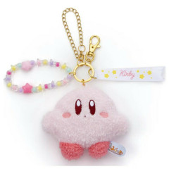 Japan Kirby Mascot Holder Keychain - Kirby : Star Beads Strap