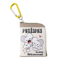 Japan Pokemon Mini Pouch & Carabiner - Tandemaus