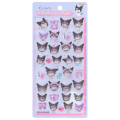 Japan Sanrio Bonbon Drop Seal 3D Sticker - Kuromi : Baku - 1