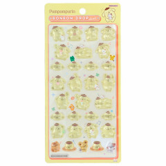 Japan Sanrio Bonbon Drop Seal 3D Sticker - Pompompurin