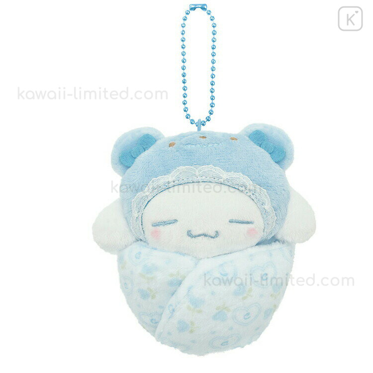 Japan Sanrio Swaddled Baby Mascot - Cinnamoroll : Sleeping Bear 