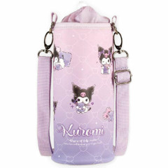 Japan Sanrio Plastic Bottle Holder - Kuromi : Gradient Purple