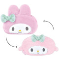 Japan Sanrio Double Sided Reversible Makeup Pouch - My Melody & My Sweet Piano - 1