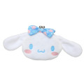 Japan Sanrio Gamaguchi Mascot Coin Case - Cinnamoroll : Sakura Blue - 1