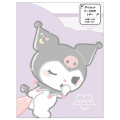 Japan Sanrio Letter Set With Die-cut Case - Kuromi : Sleepy - 1