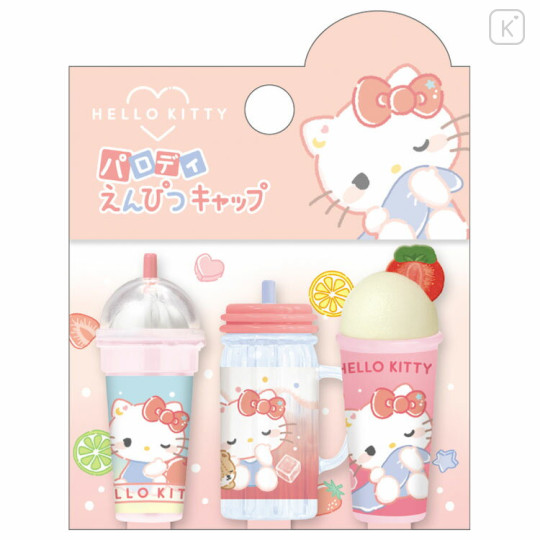 Japan Sanrio Pencil Cap Set - Hello Kitty : Sweet Dream - 1