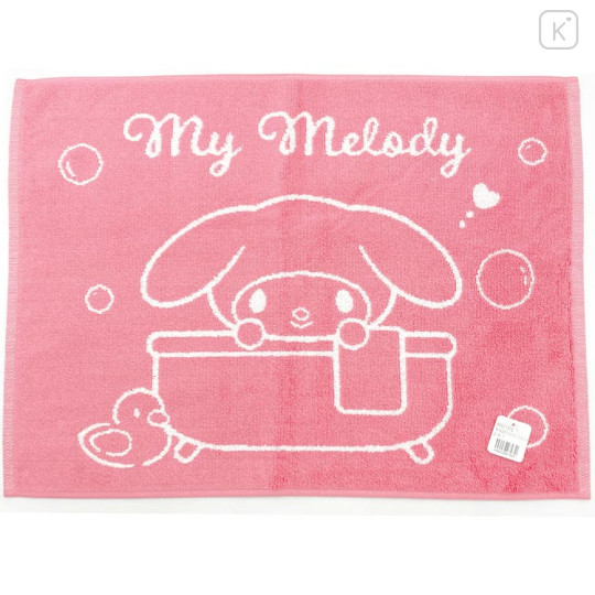 Japan Sanrio Jacquard Bath Mat - My Melody : Bathtime - 1