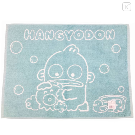 Japan Sanrio Jacquard Bath Mat - Hangyodon : Bathtime - 1