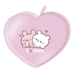 Japan Loveez Clear Pouch - Heart-shaped A