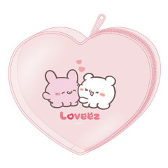 Japan Loveez Clear Pouch - Heart-shaped B