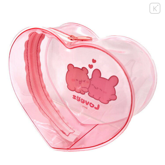Japan Loveez Clear Pouch - Heart-shaped B - 3