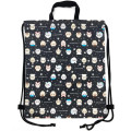 Japan Chiikawa Gym Sack Knapsack Drawstring Backpack - Star Night Black - 1