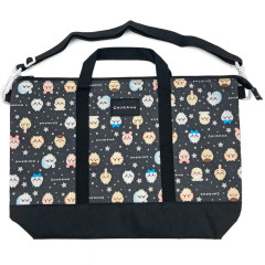 Japan Chiikawa 2Way Shoulder Tote Bag - Star Night Black