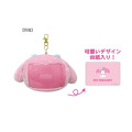 Japan Sanrio Face Pass Case Coin Case with Reel - My Melody - 2