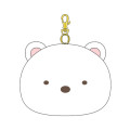 Japan San-X Face Pass Case Coin Case with Reel - Sumikko Gurashi : Shirokuma - 1