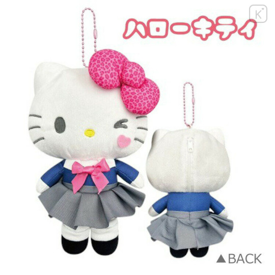 Japan Sanrio Mascot Holder - Hello Kitty : Wink Tokimeki Heisei Kogal - 2