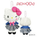 Japan Sanrio Mascot Holder - Hello Kitty : Wink Tokimeki Heisei Kogal - 2