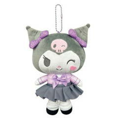 Japan Sanrio Mascot Holder - Kuromi : Wink Tokimeki Heisei Kogal