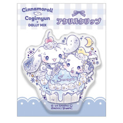 Japan Sanrio Acrylic Clip - Cinnamoroll & Cogimyun : Dolly Mix