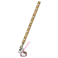 Japan Sanrio Neck Strap - Hello Kitty : Gogo Gal Collection Leopard