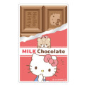 Japan Sanrio Vinyl Sticker - Hello Kitty : Milk Chocolate Foil - 1