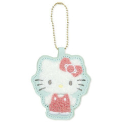 Japan Sanrio Sagara Embroidery Keychain - Hello Kitty : Smile