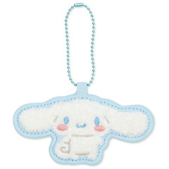 Japan Sanrio Sagara Embroidery Keychain - Cinnamoroll : Smile