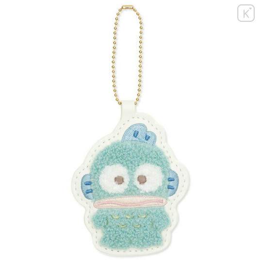 Japan Sanrio Sagara Embroidery Keychain - Hangyodon : Smile - 1