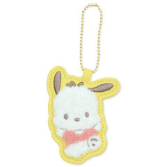 Japan Sanrio Sagara Embroidery Keychain - Pochacco : Smile