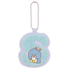 Japan Sanrio Sagara Embroidery Keychain - Tuxedosam : English Alphabet S