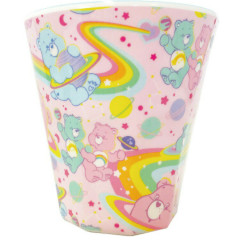 Japan Care Bears Melamine Tumbler - Pink Rainbow Sky