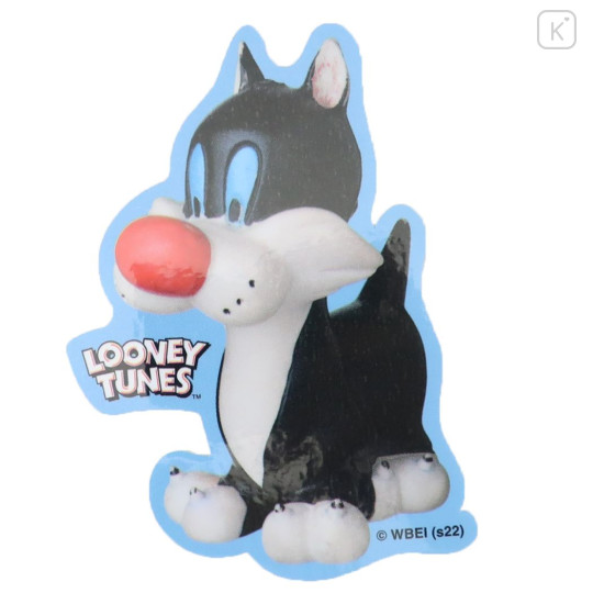 Japan Looney Tunes Vinyl Sticker - Sylvester Real Photo - 1