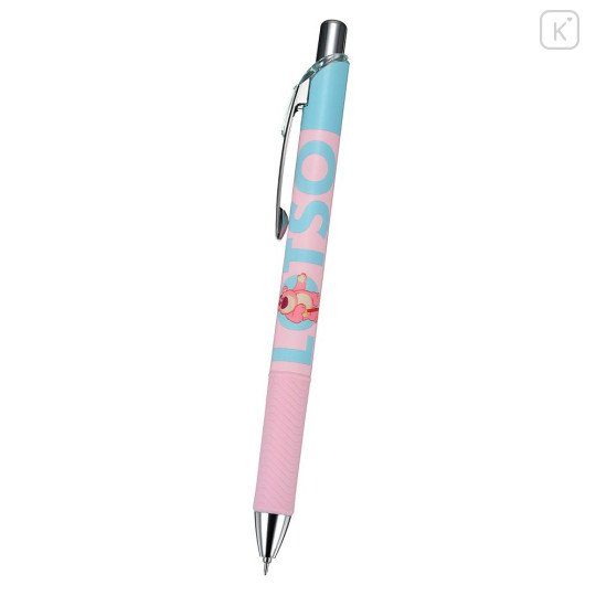 Japan Disney Store EnerGel Gel Pen - Toy Story Lotso : Blue Pink - 1