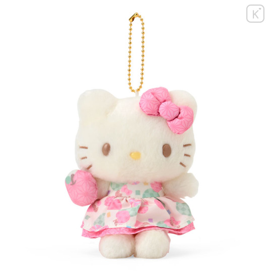 Japan Sanrio Original Mascot Holder - Hello Kitty : Japanese Pastel - 1