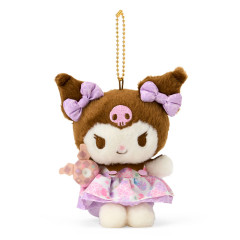 Japan Sanrio Original Mascot Holder - Kuromi : Japanese Pastel