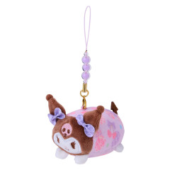 Japan Sanrio Original Mascot Strap - Kuromi : Japanese Pastel