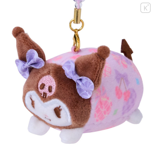 Japan Sanrio Original Mascot Strap - Kuromi : Japanese Pastel - 2