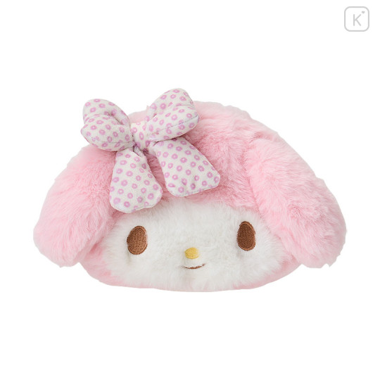 Japan Sanrio Original Face-shaped Pouch - My Melody : Japanese Pastel - 1