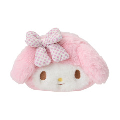 Japan Sanrio Original Face-shaped Pouch - My Melody : Japanese Pastel