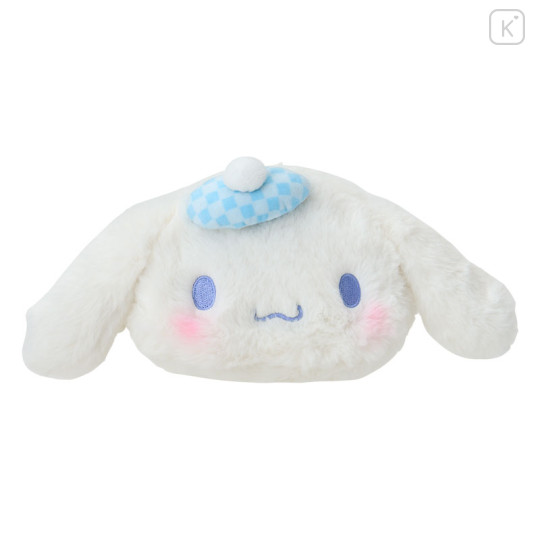 Japan Sanrio Original Face-shaped Pouch - Cinnamoroll : Japanese Pastel - 1