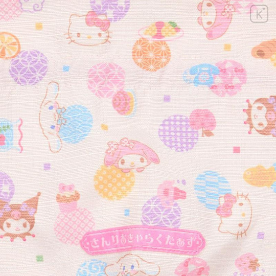 Japan Sanrio Original Drawstring Purse - Japanese Pastel - 4