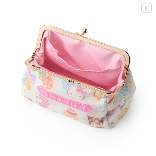 Japan Sanrio Original Gamaguchi Pouch - Japanese Pastel - 3