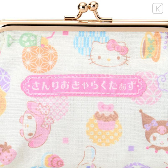 Japan Sanrio Original Gamaguchi Pouch - Japanese Pastel - 4