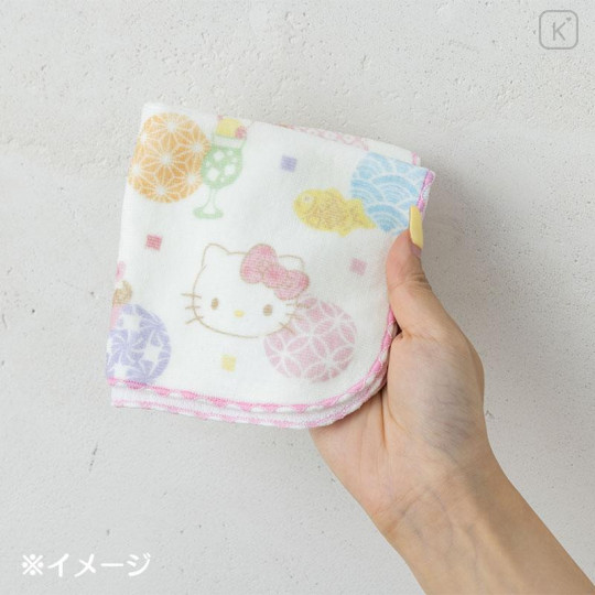 Japan Sanrio Original Petit Towel - Japanese Pastel - 4