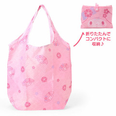 Japan Sanrio Original Eco Bag - My Melody : Japanese Pattern