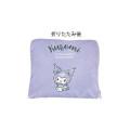 Japan Sanrio Travel Folding Boston Bag - Kuromi : Sky Party Purple - 2